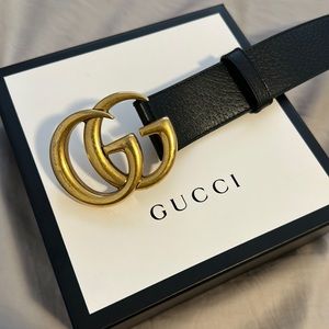 Gucci Double G, Leather Belt